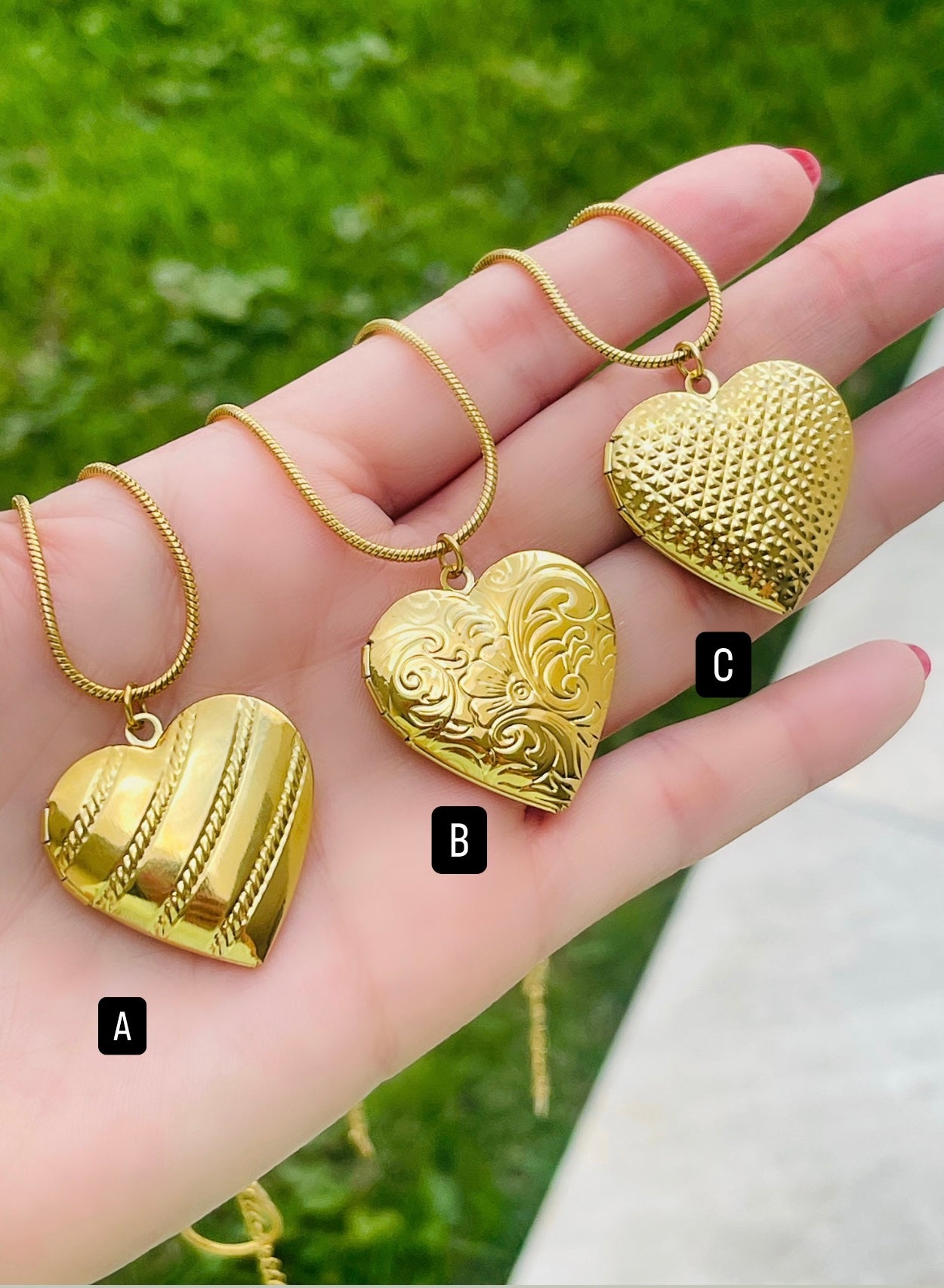 Stainless Steel Heart Chain