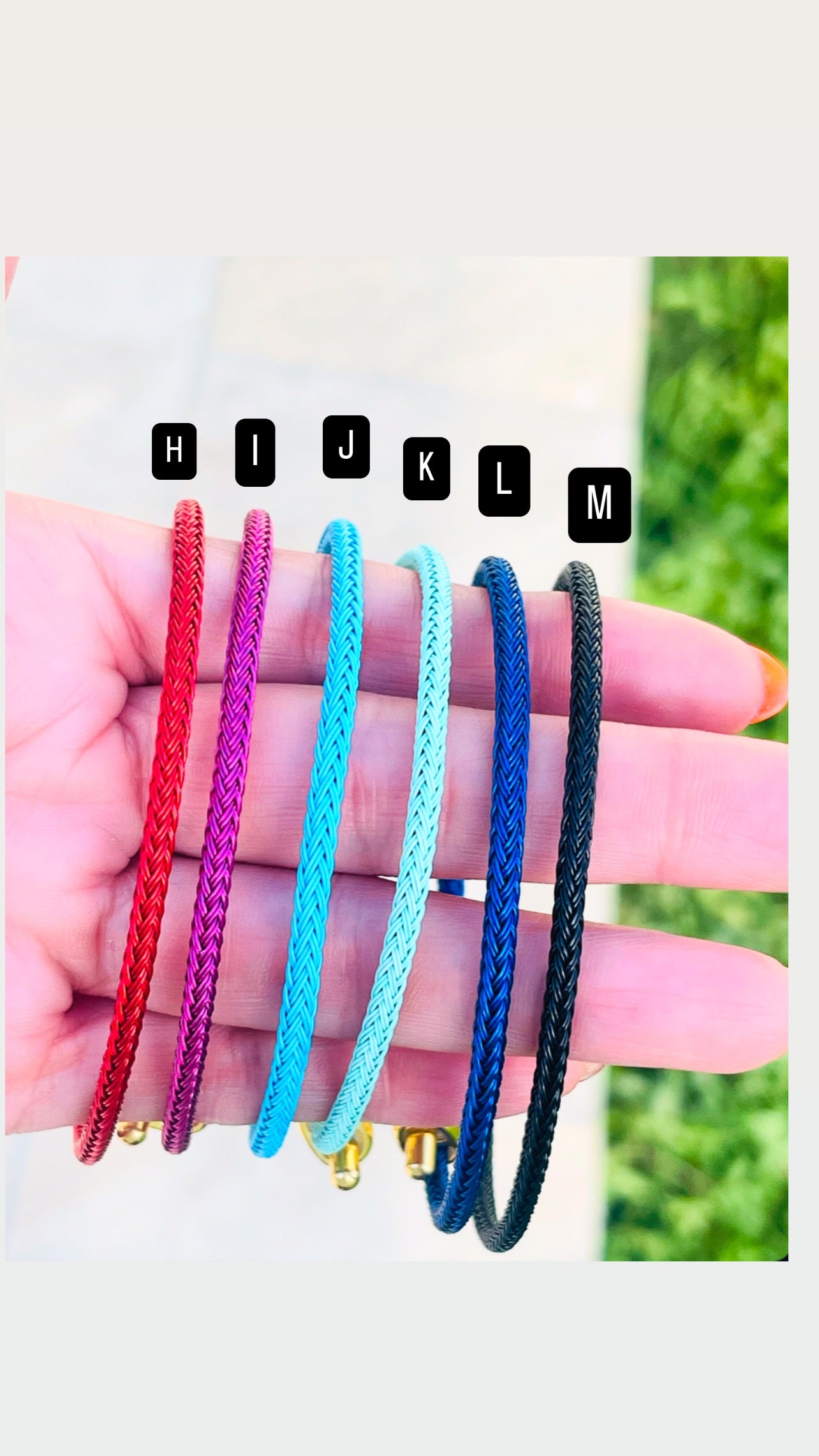 Cord Adjustable Bracelets