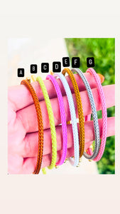 Cord Adjustable Bracelets