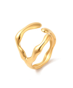 Golden Cuff Ring