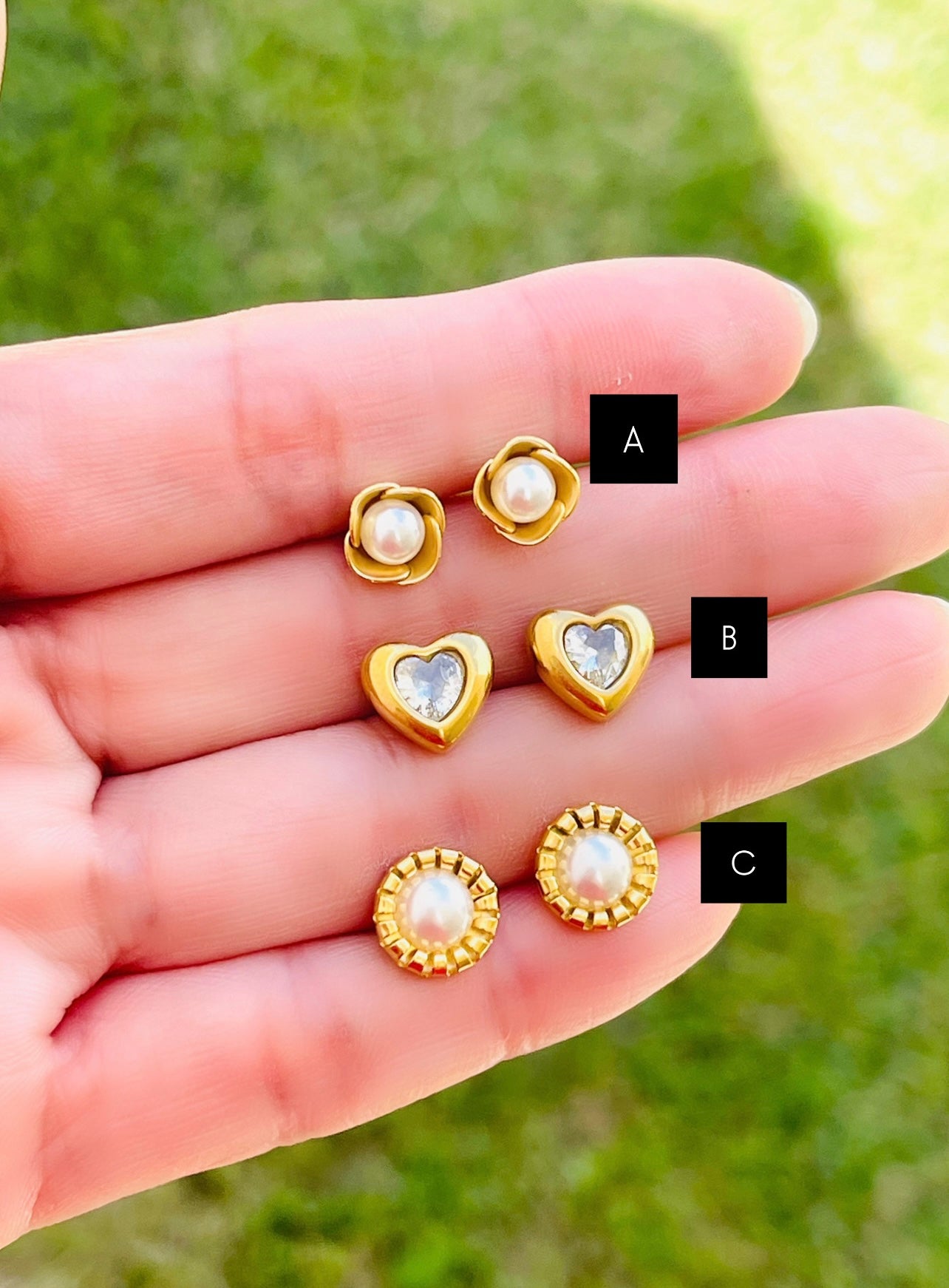 Golden SS Earring