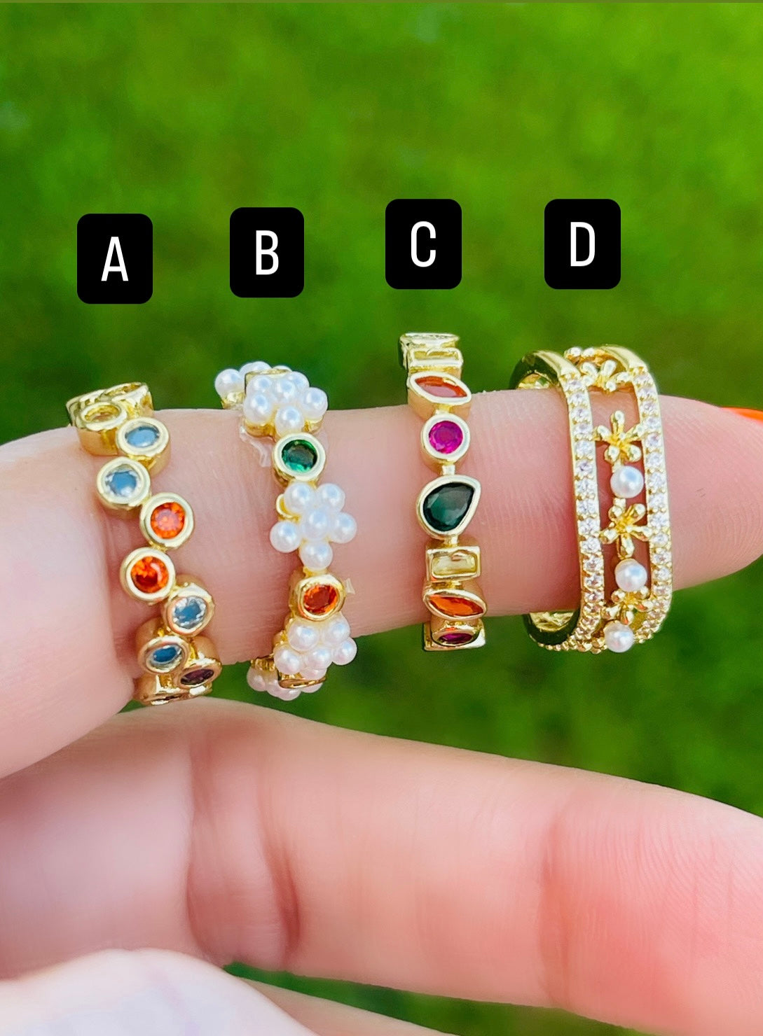 Multicolor Rings