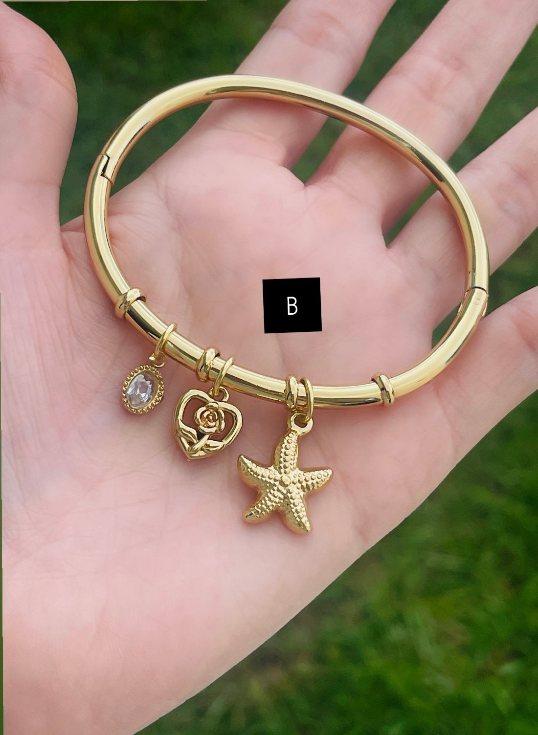 SS Charms Bangle