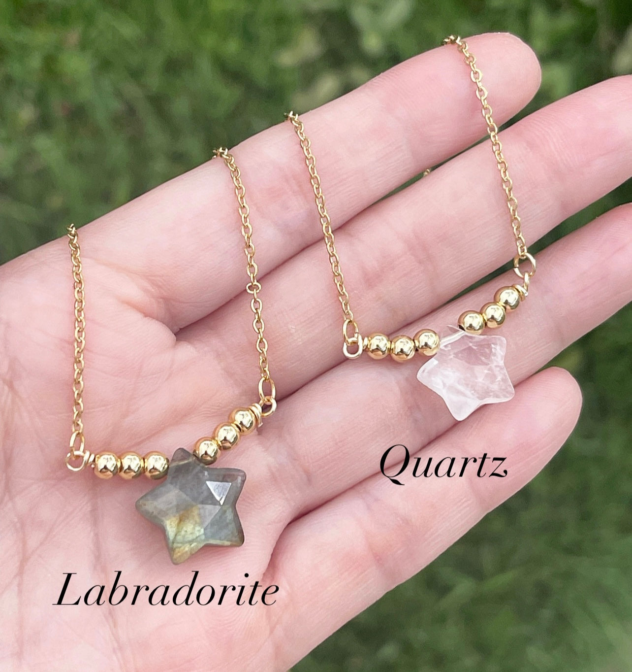 Labradorite or Quartz Star