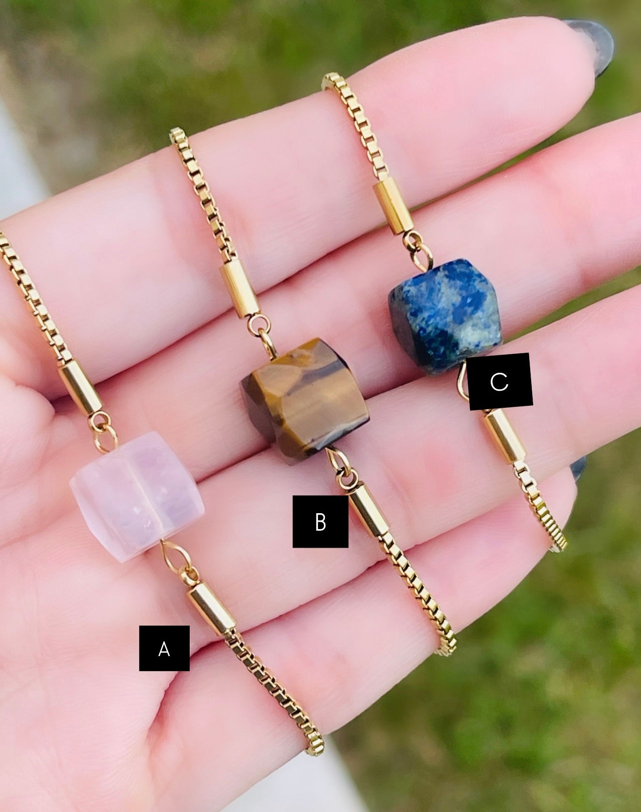 Stone Adjustable Bracelets