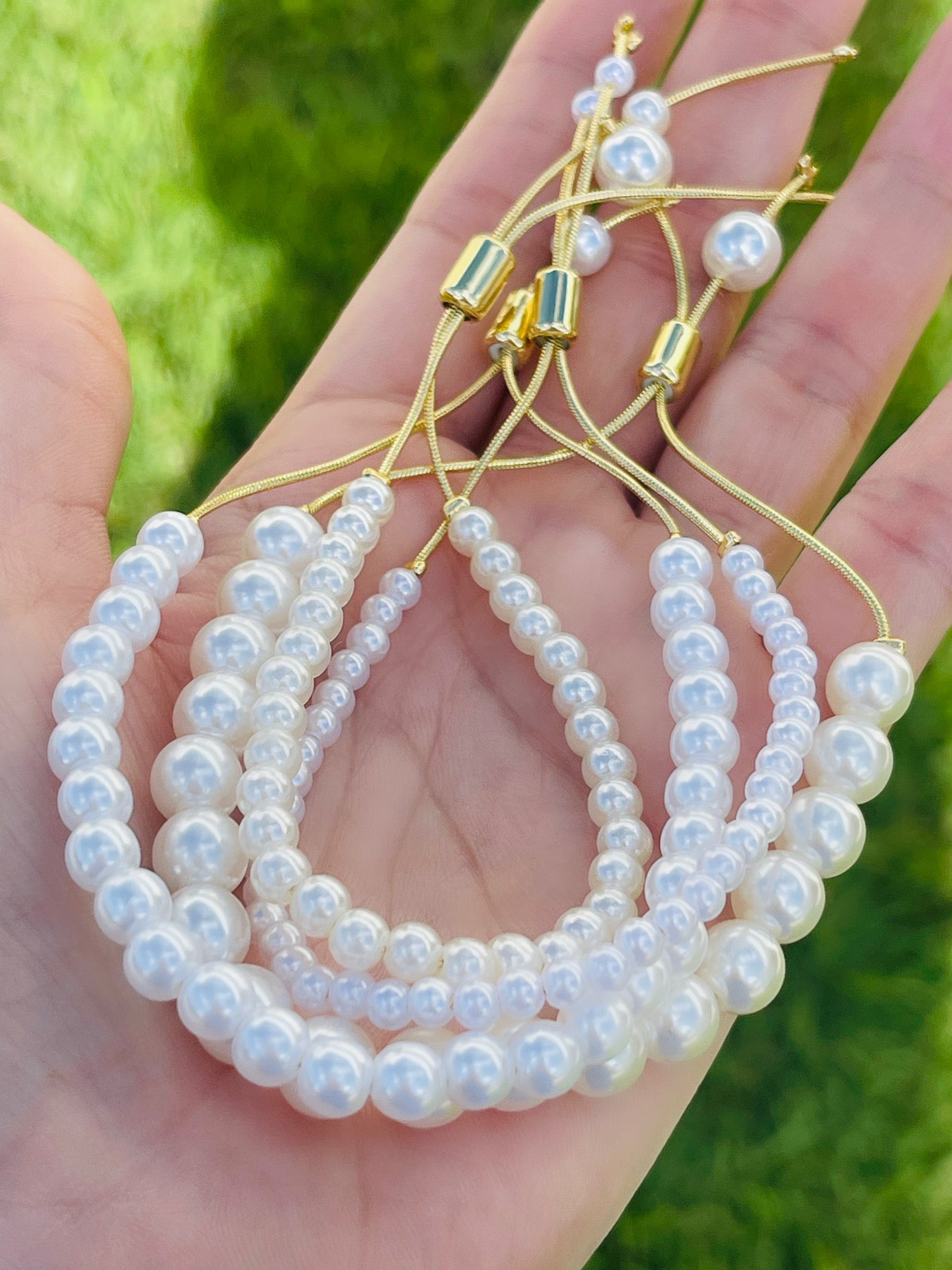 Pearl Adjustable Bracelets