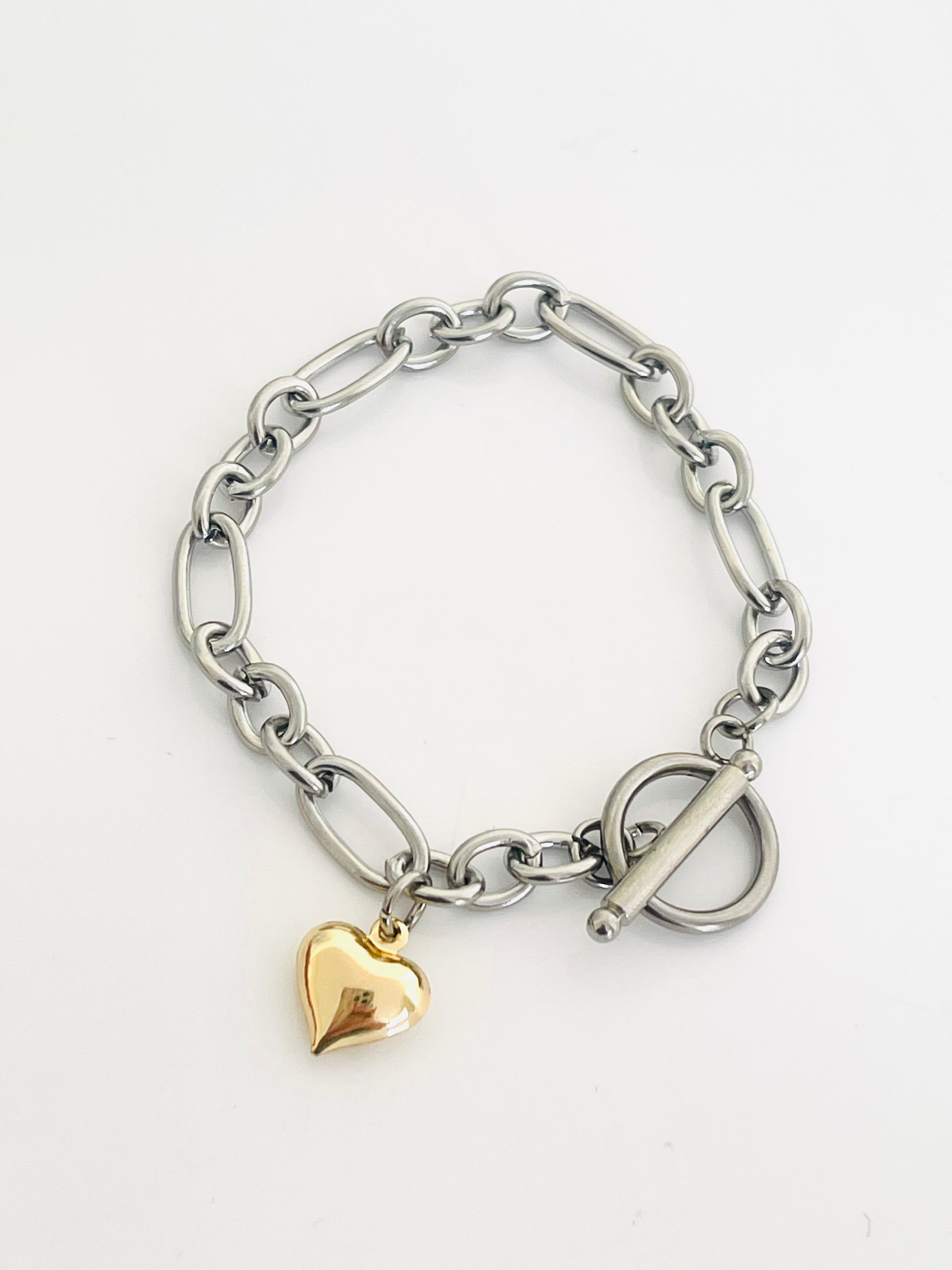 Two Tone • Heart Bracelets