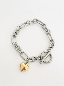 Two Tone • Heart Bracelets