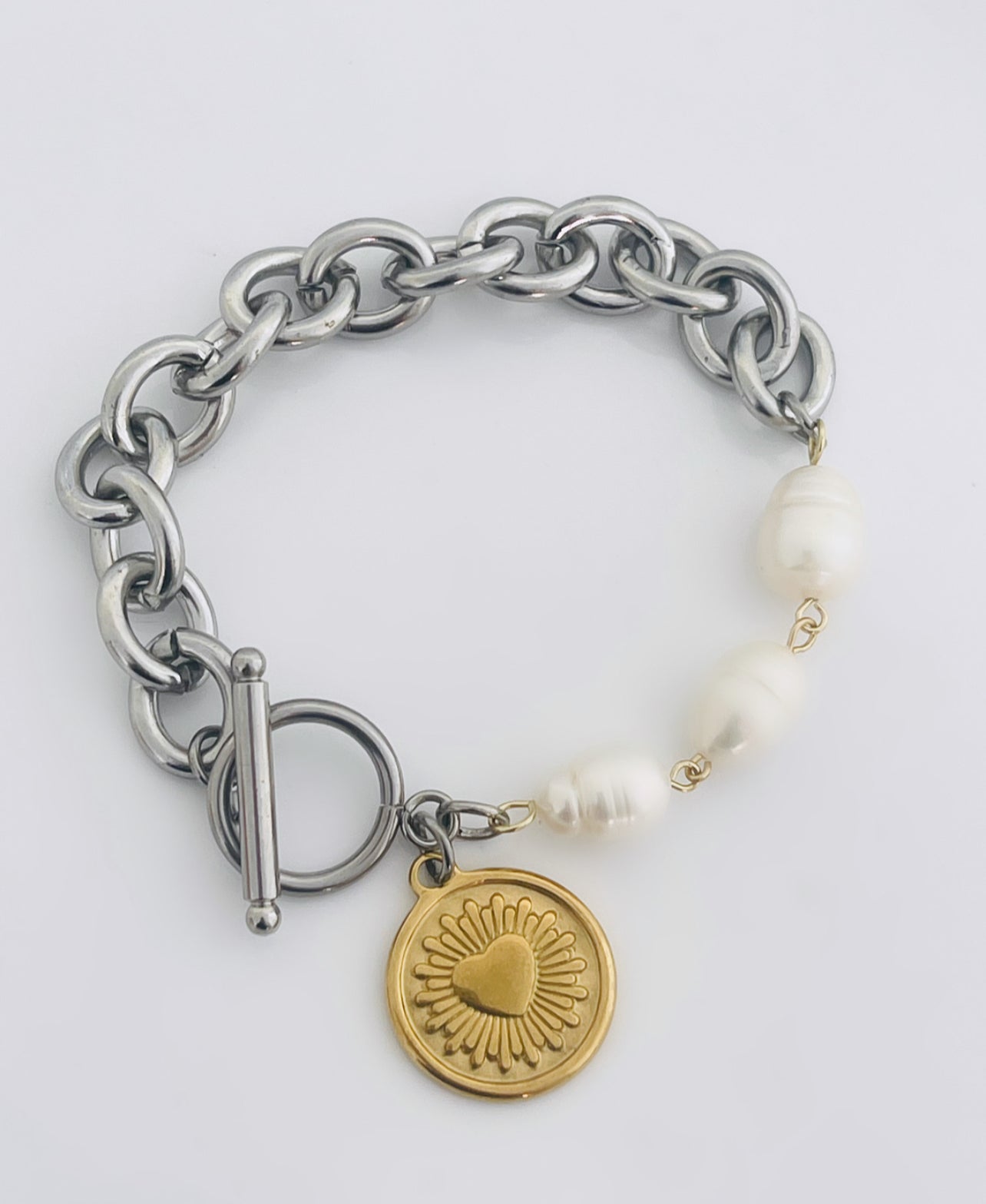 Two Tone Pearl Bracelets