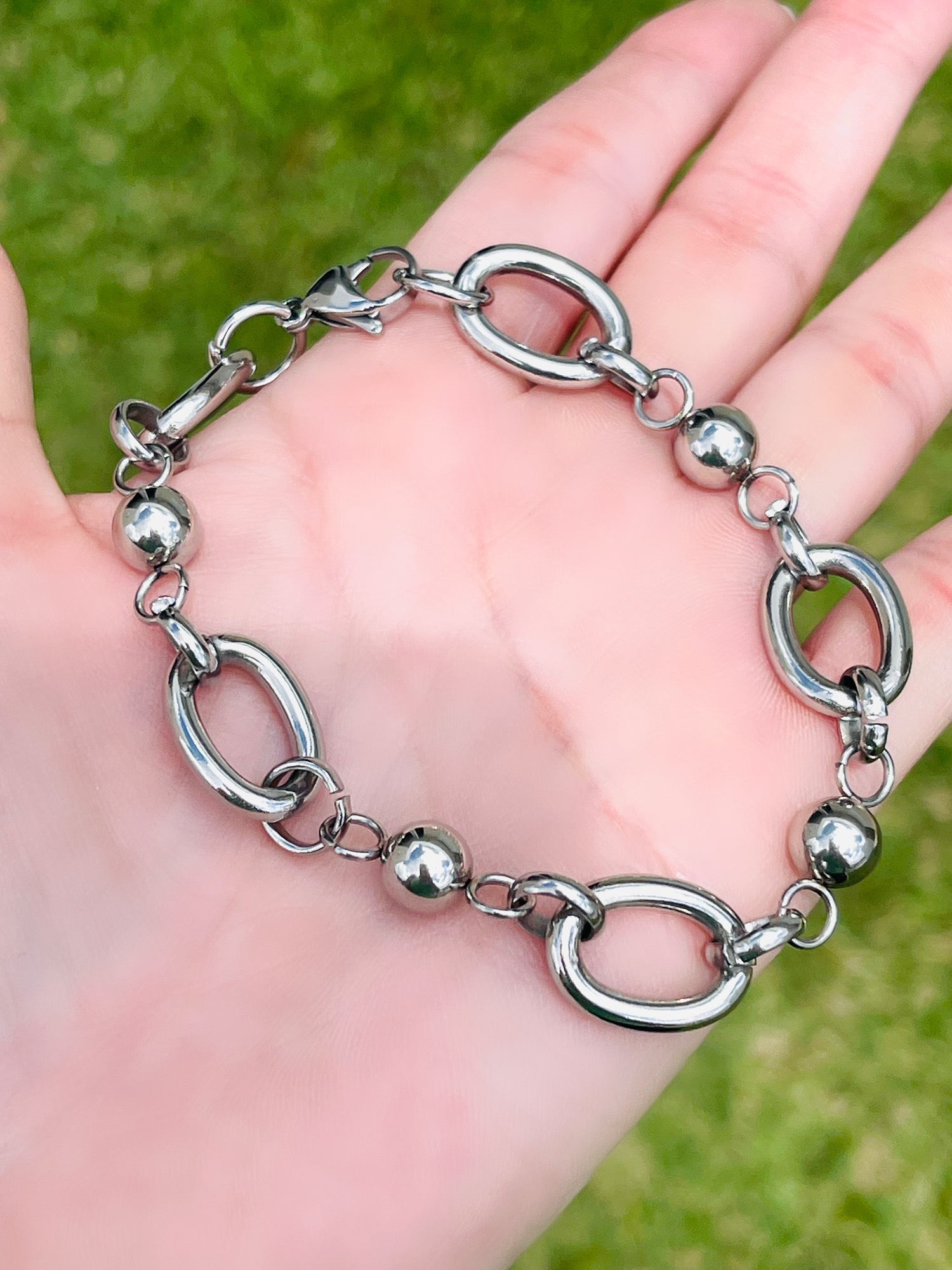 SS Oval Bracelets