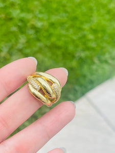 Golden Big Ring