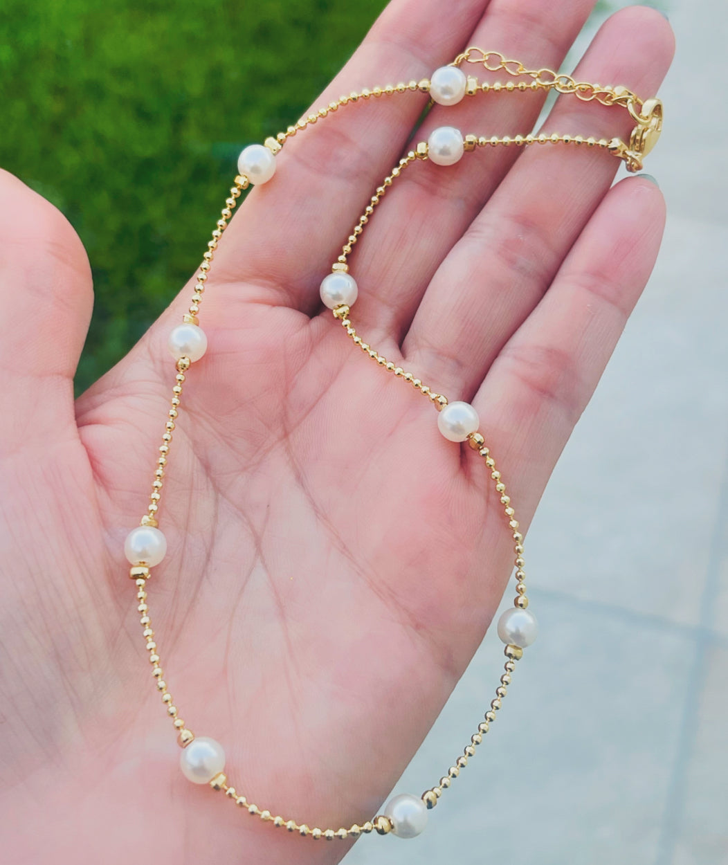 Pearl Ball Chain