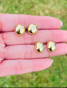 Round or Oval Earring