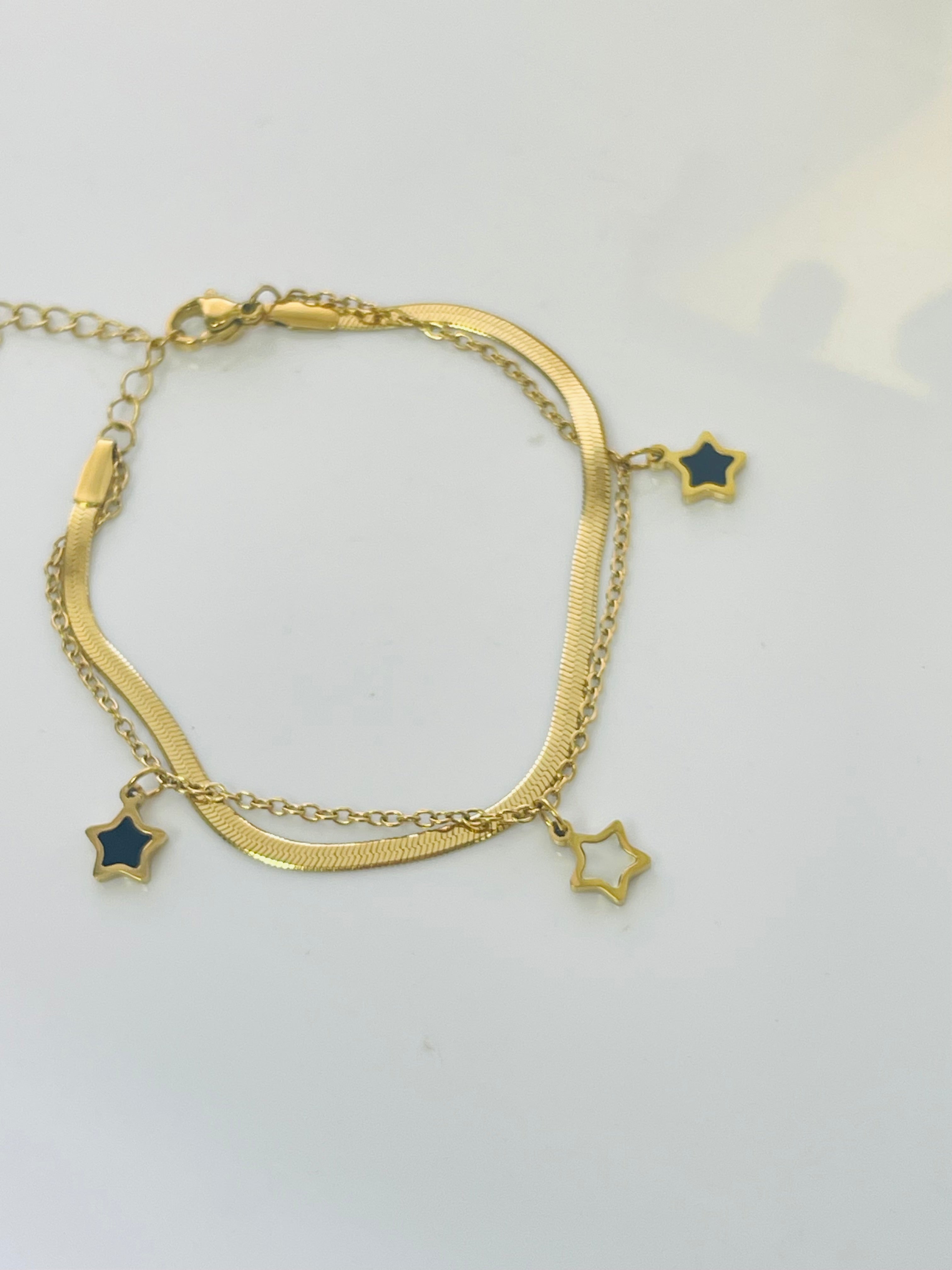 Star Double Chain Brac