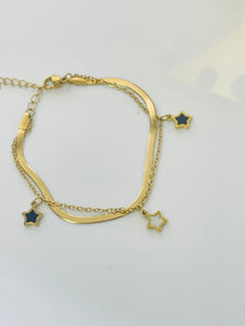 Star Double Chain Brac