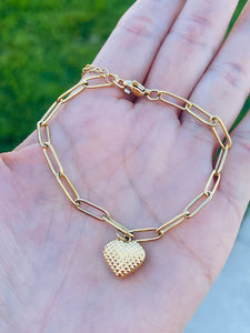 SS Heart Bracelets