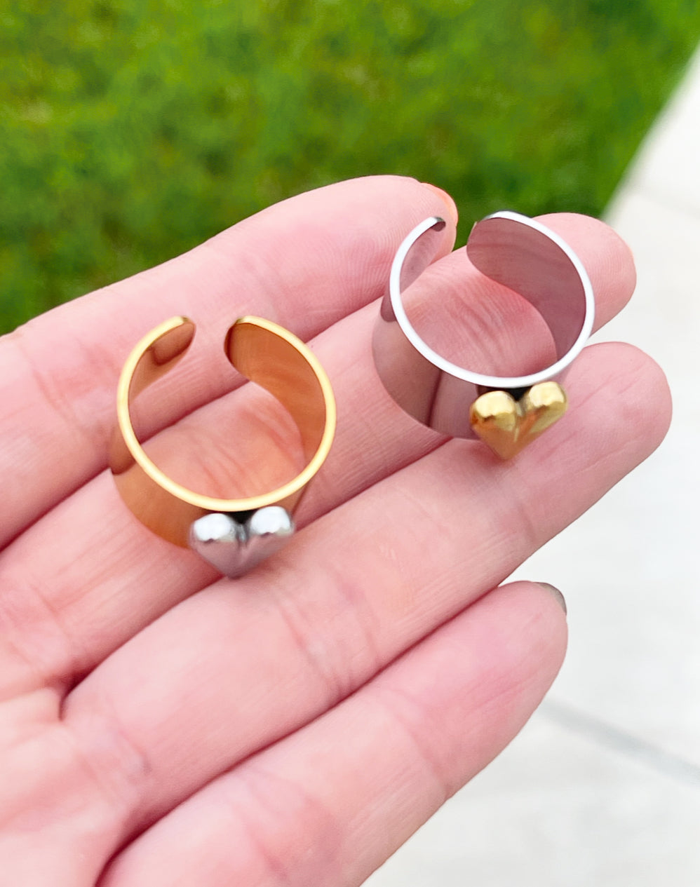 Heart Band Ring