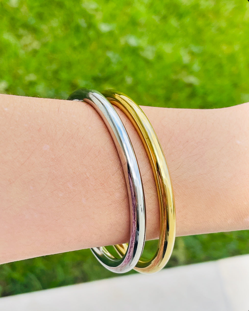 SS Solid Bangle