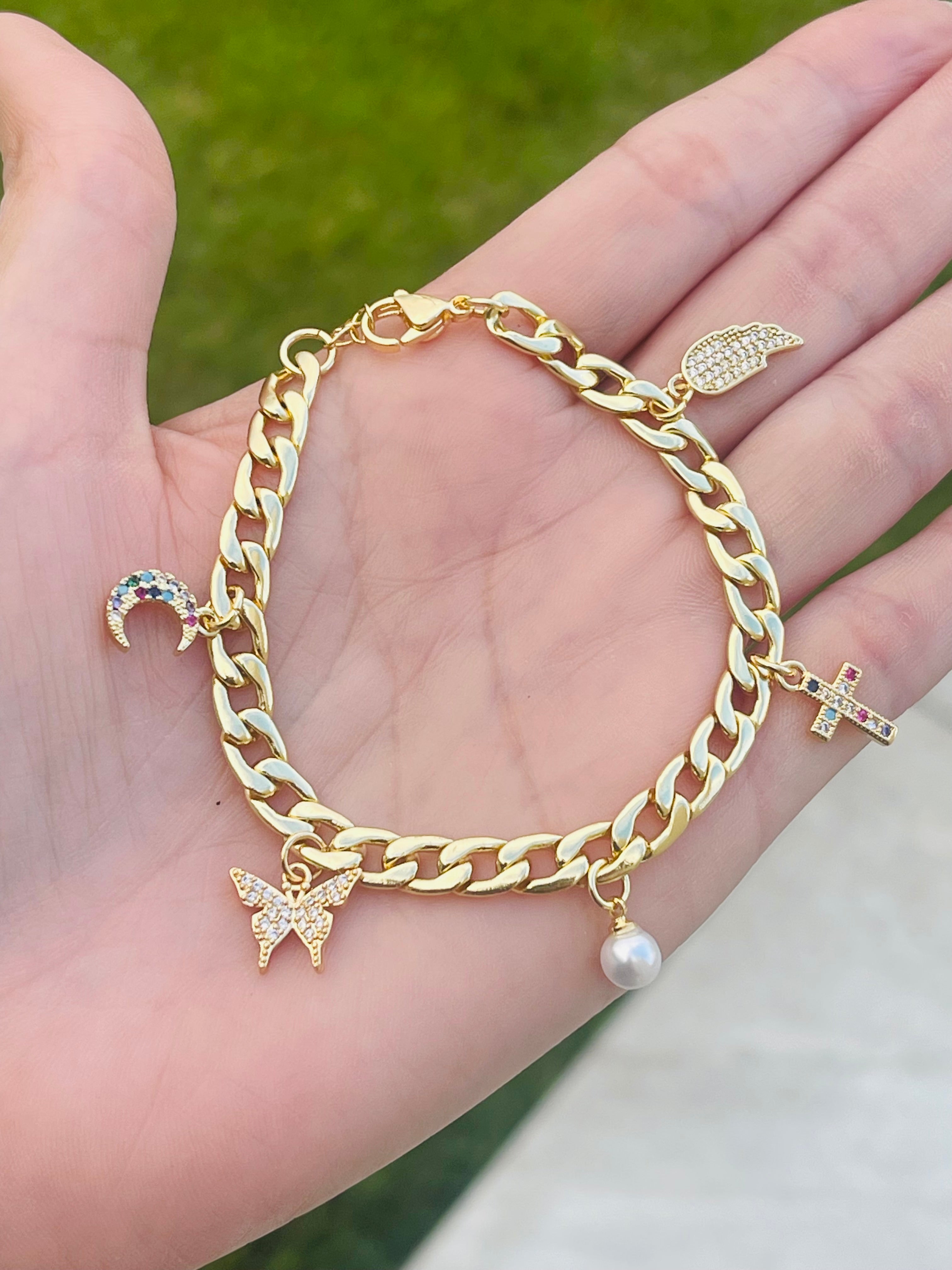 Cuban Charms Bracelets