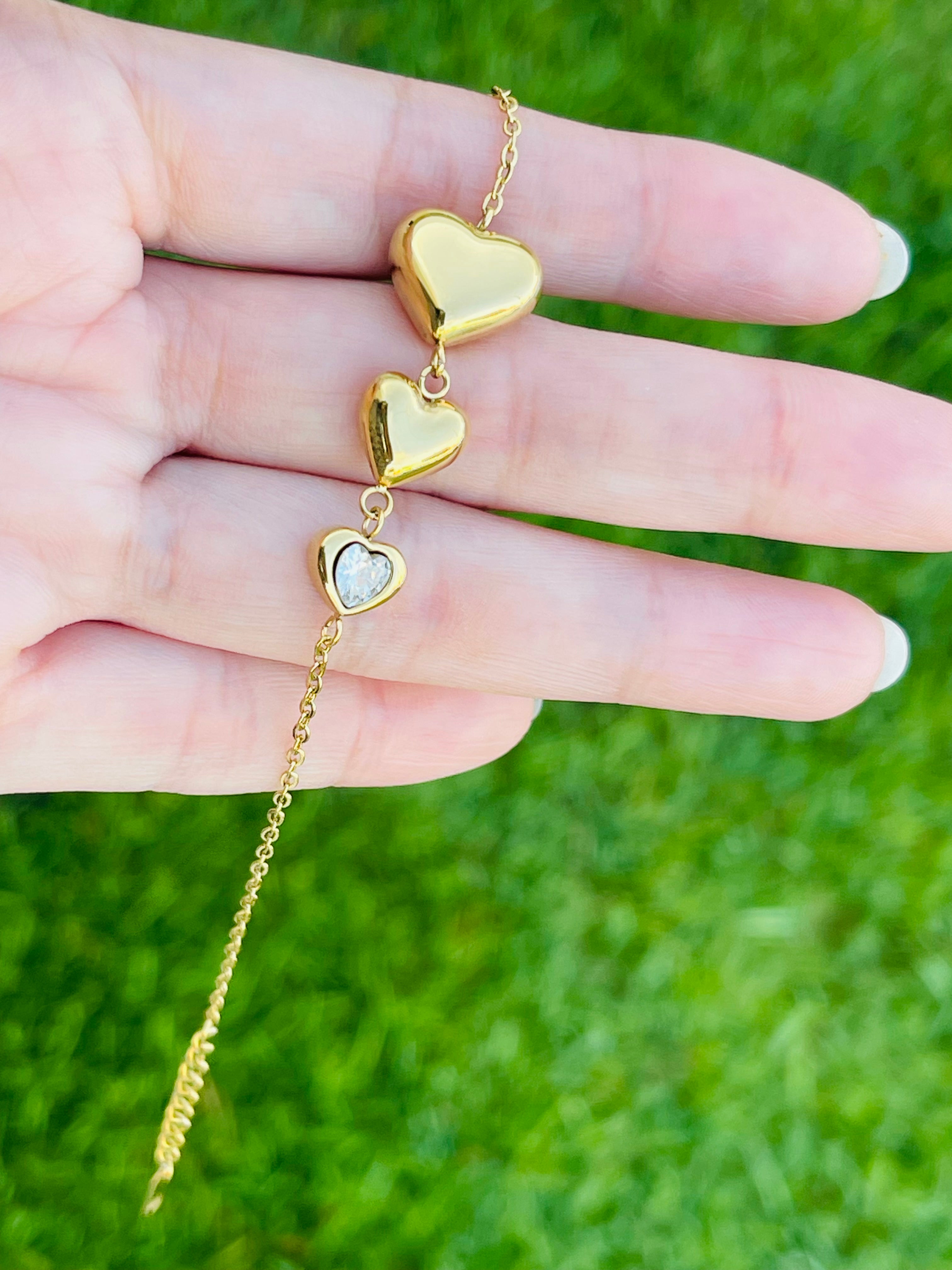 Triple Heart Bracelets