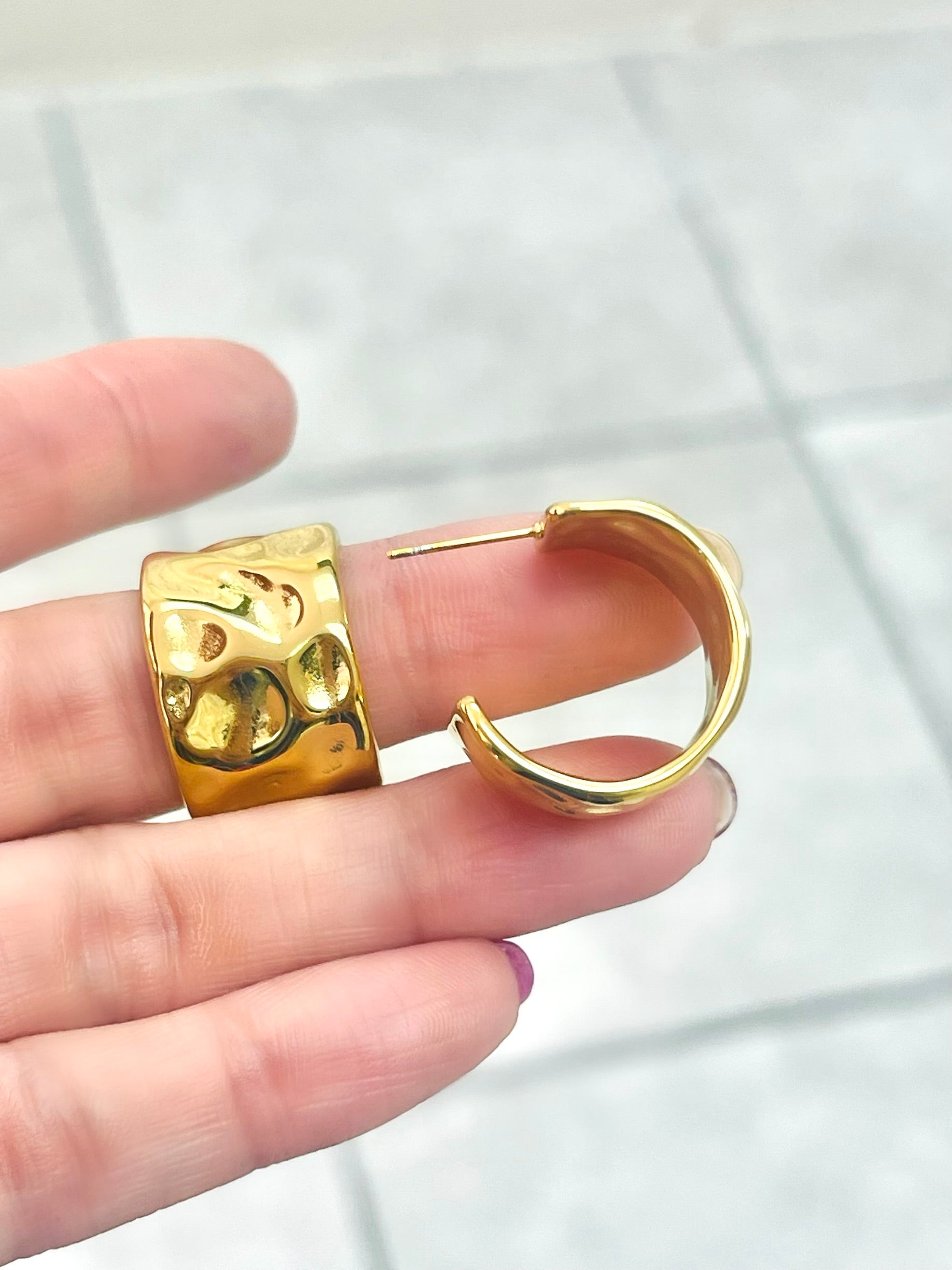 SS Chunky Band Earring