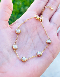 Round Pearl Bracelet