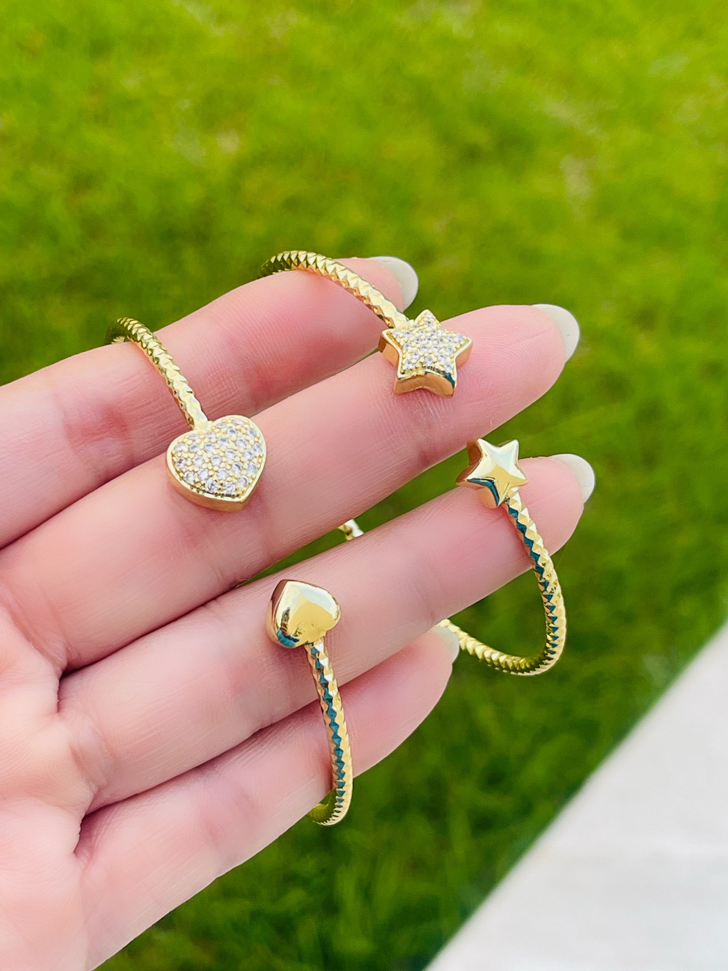 Bright Star or Heart Bangle