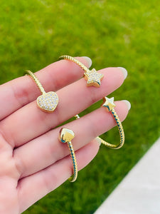 Bright Star or Heart Bangle
