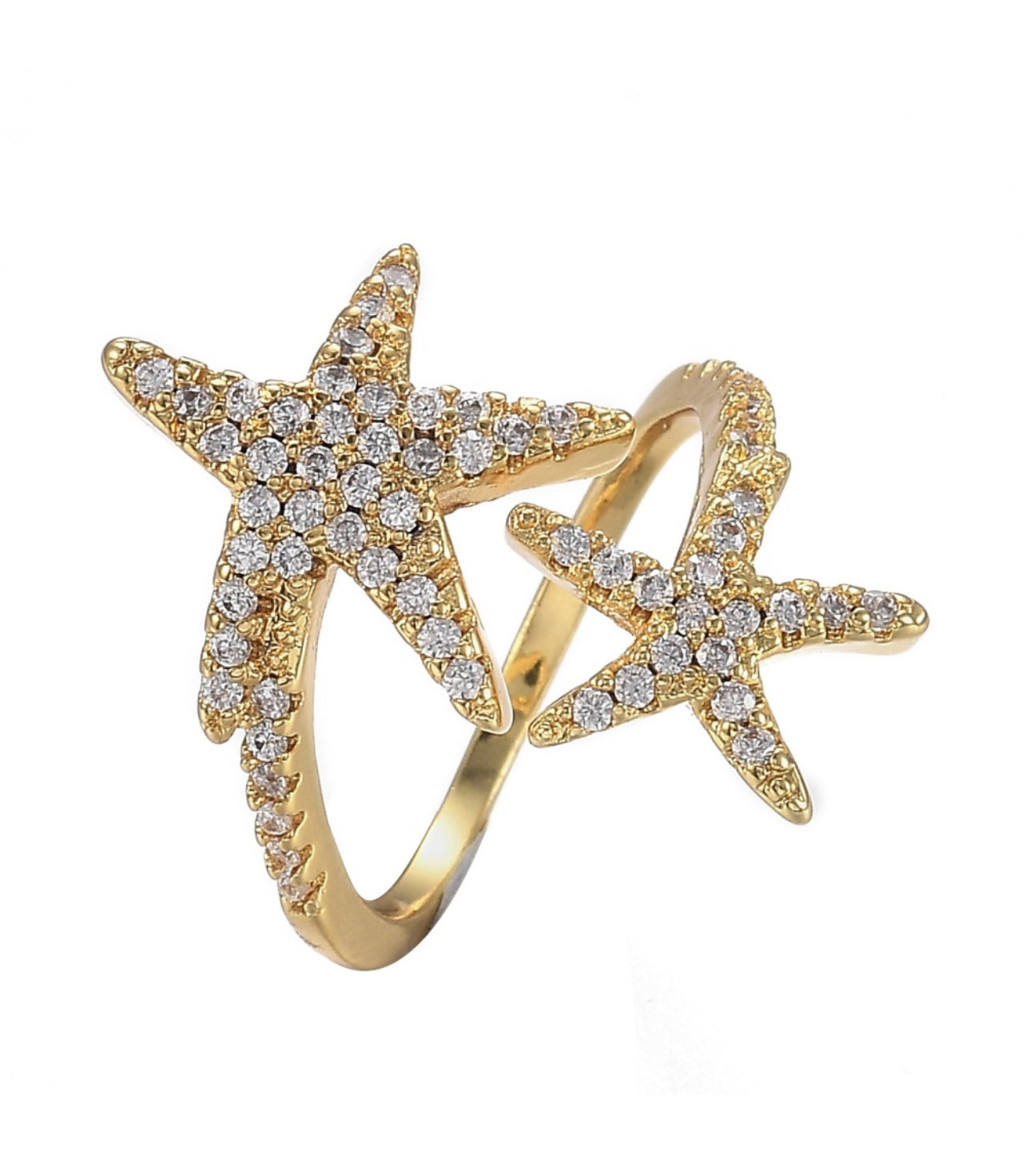 Bright Starfish Ring