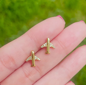 Airplane Earring WS