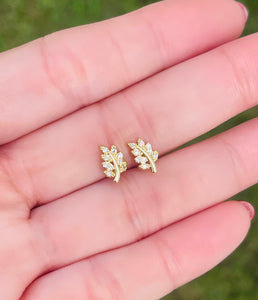 Little Bright Leaf Earring