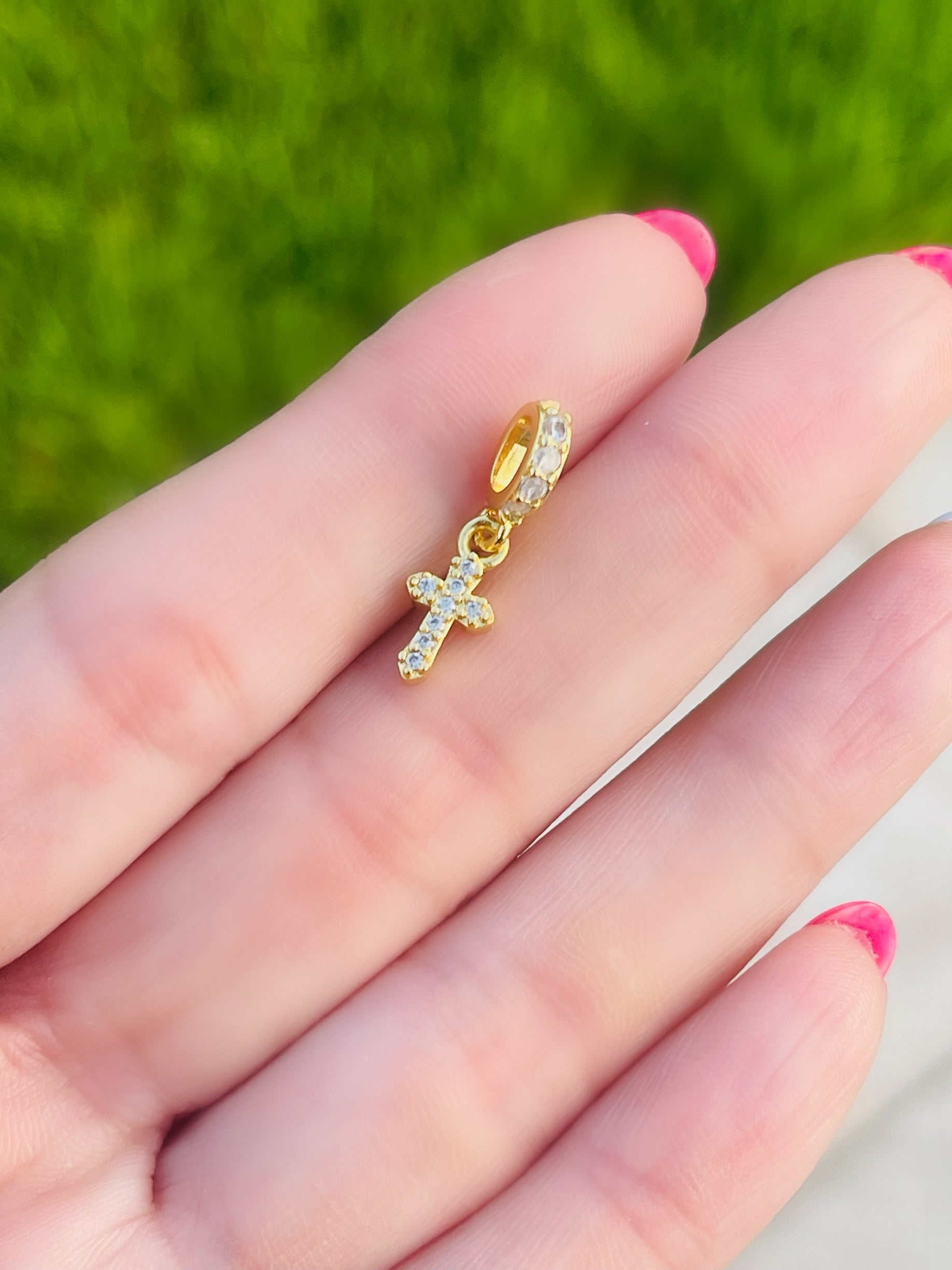 Bright Cross Charms