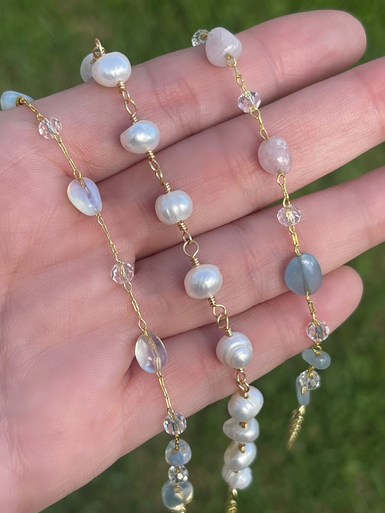 Stone - Pearl Bracelets