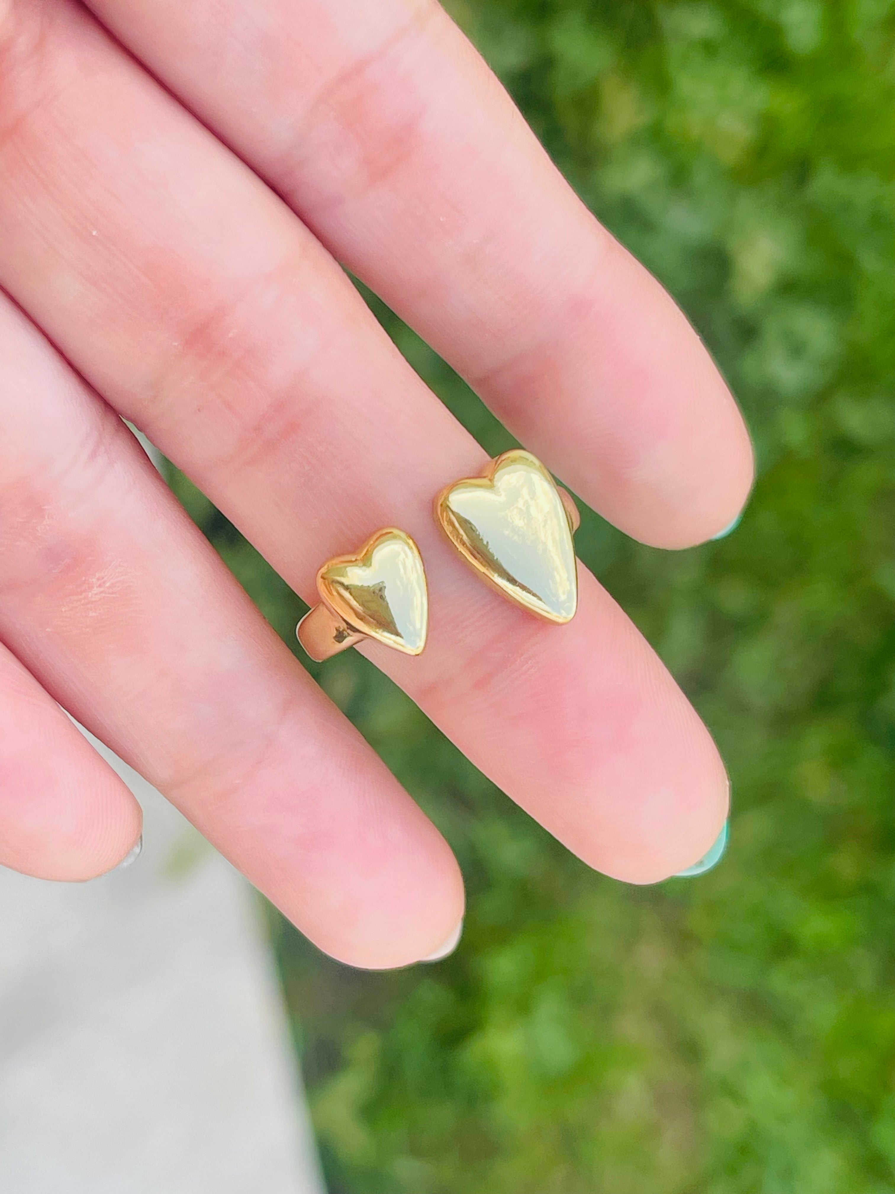 Double Heart Ring