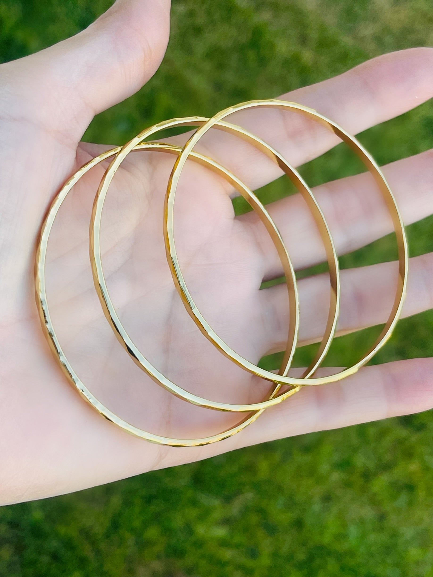 Golden Bangle Set (Medium)