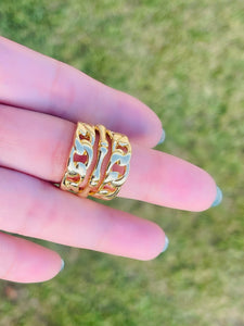 Double Curb • Band Ring