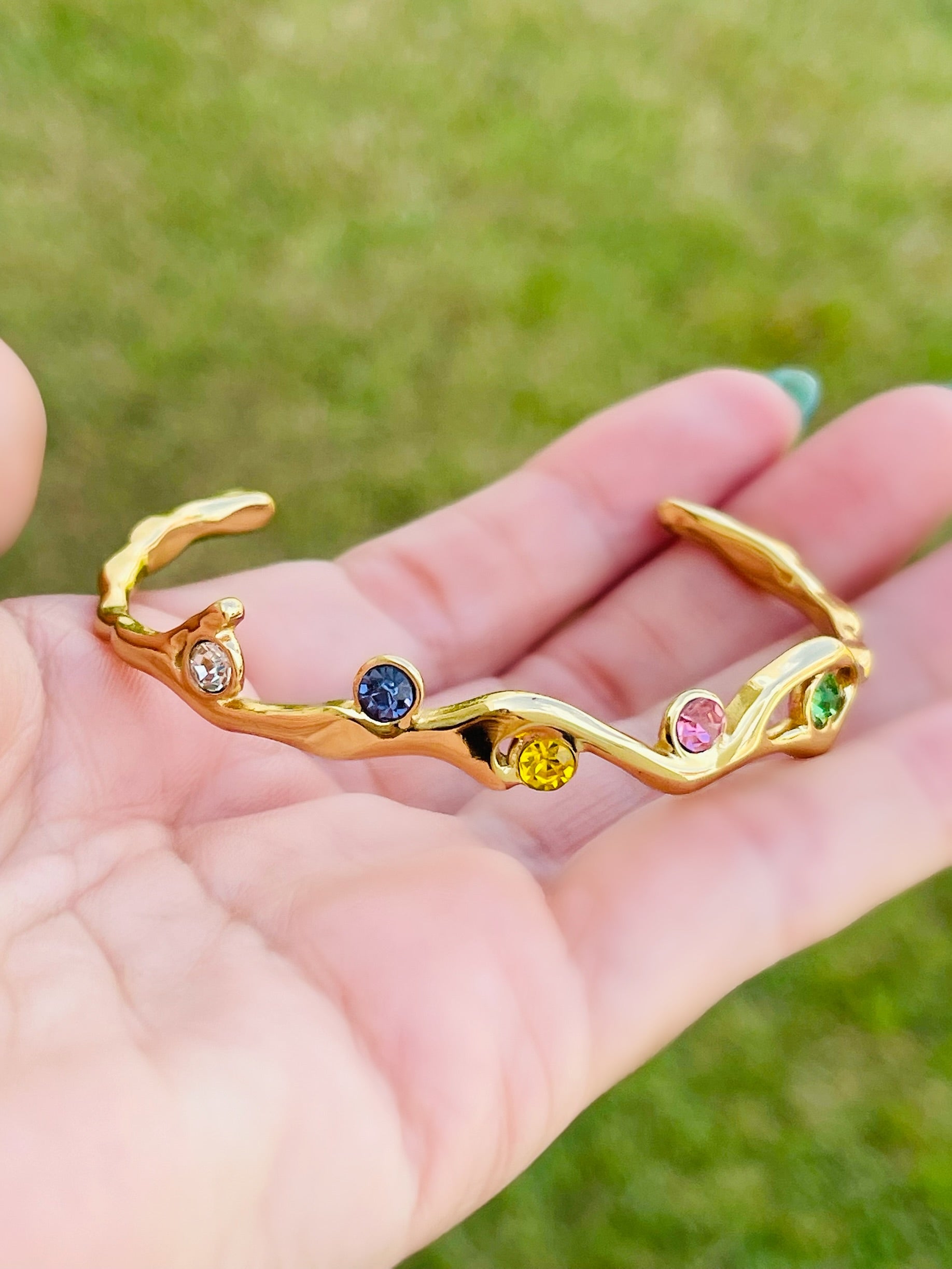 Multicolor Cuff Bangle