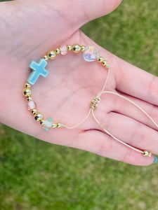 Turquoise Cross Bracelets