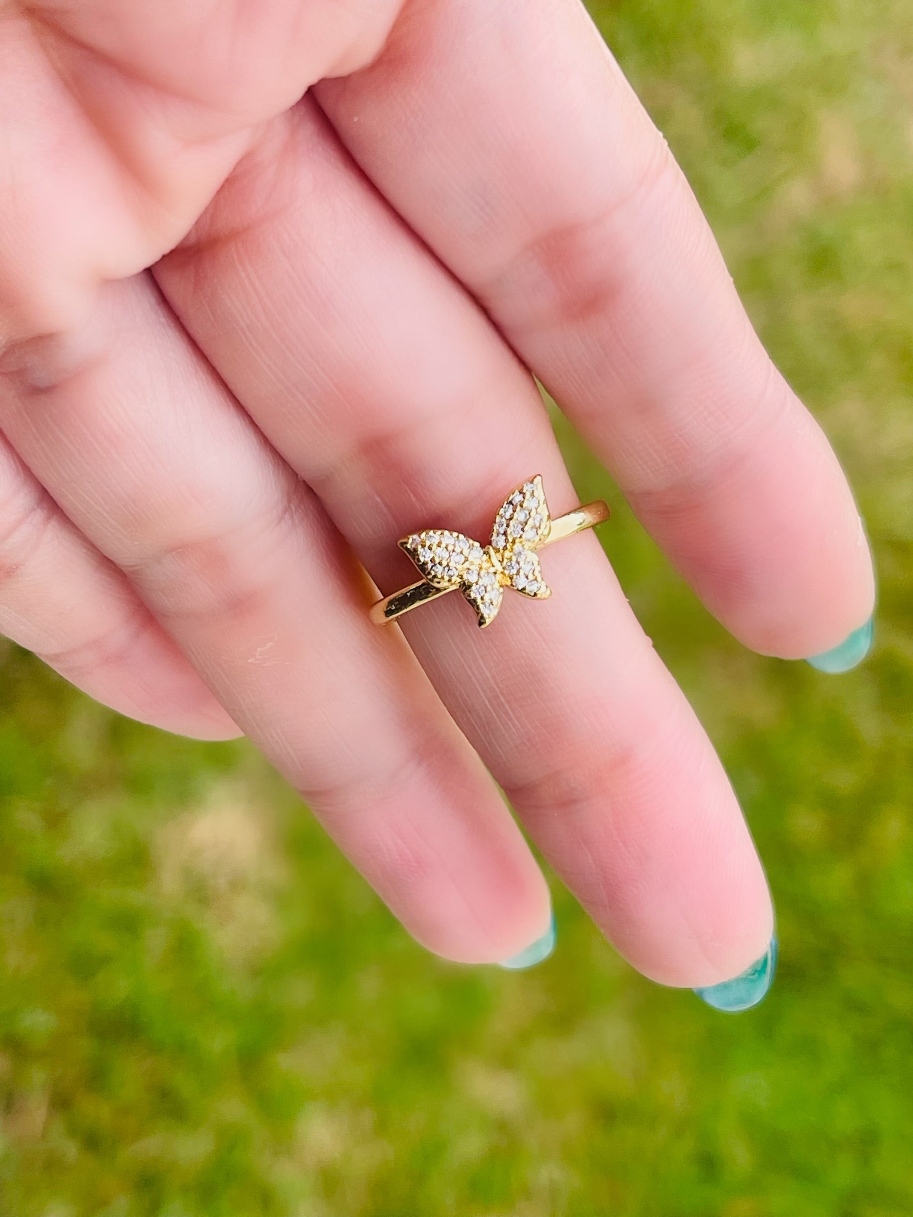 Bright Butterfly Ring