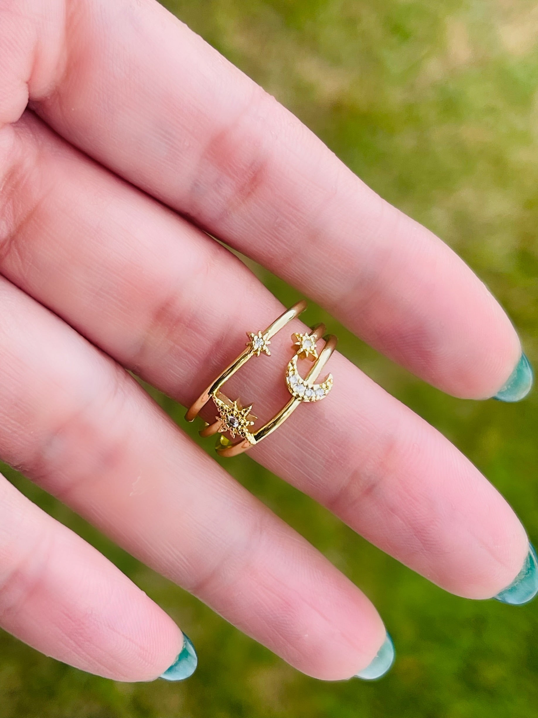 Moon Star Ring