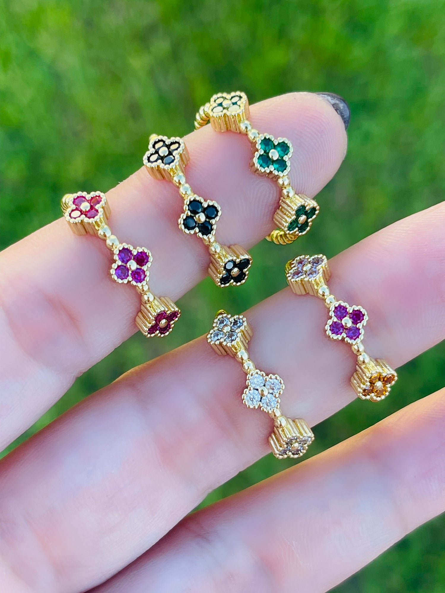 Bright FlowerCuff Ring