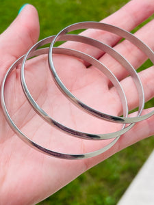 Three Tone Bangle Set -Medium