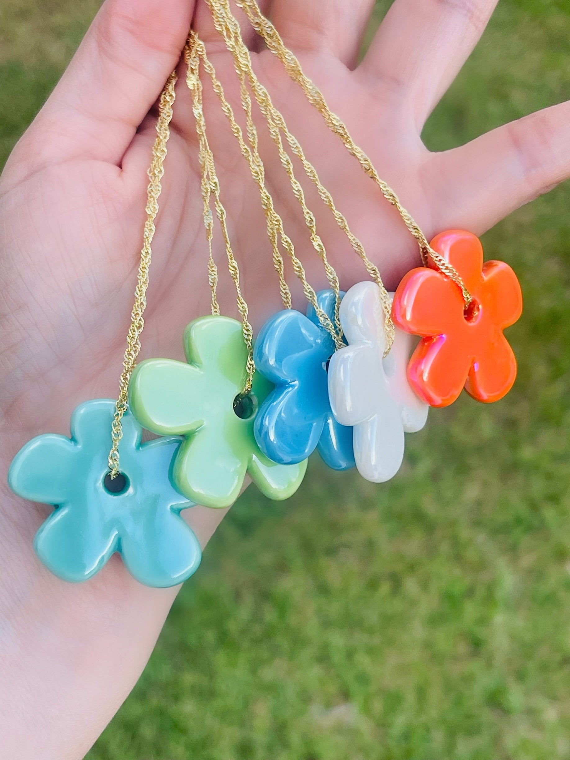 Crystal Flower Chain