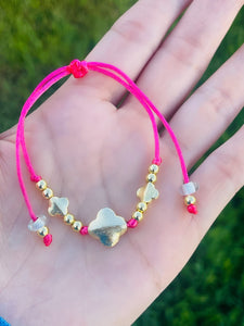 Golden Clover Adjustable Bracelets