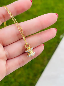 Pearl Cube Chain