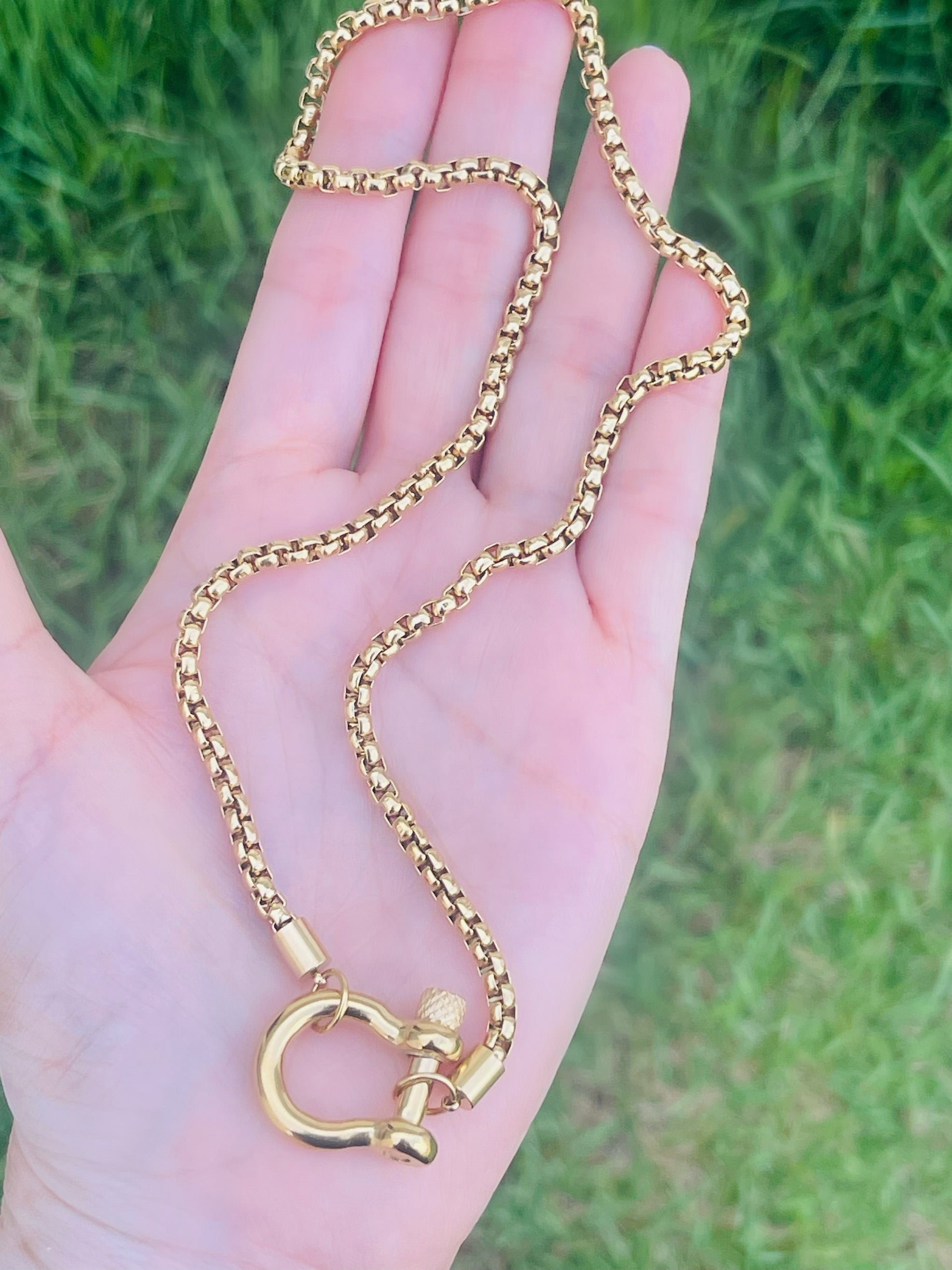 Two Tone Box Chain