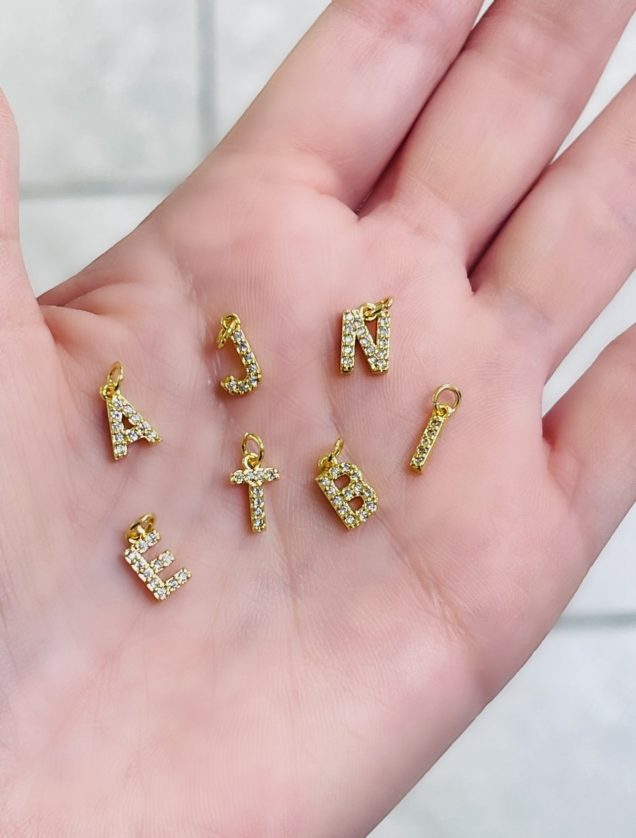 Bright Letter Charms