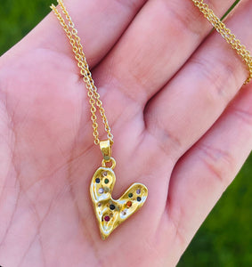 Multicolor Heart Chain