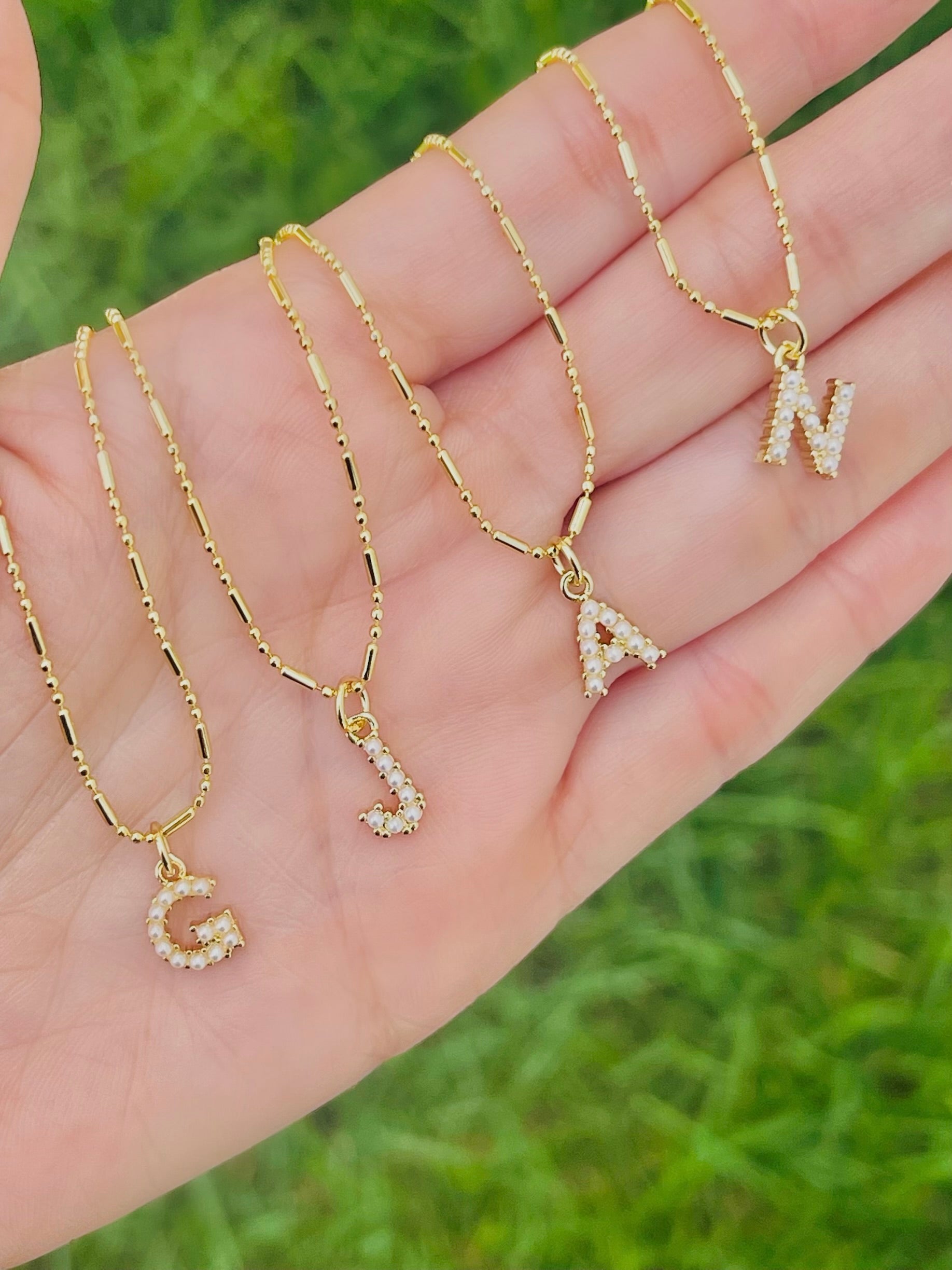 Little Pearl Letter Chain