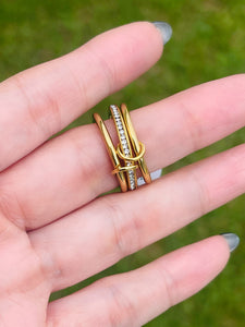 SS Bright Link Ring